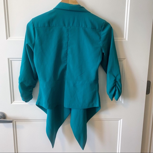 Teal Suzy Shier Blazer Size Small - Picture 3 of 12